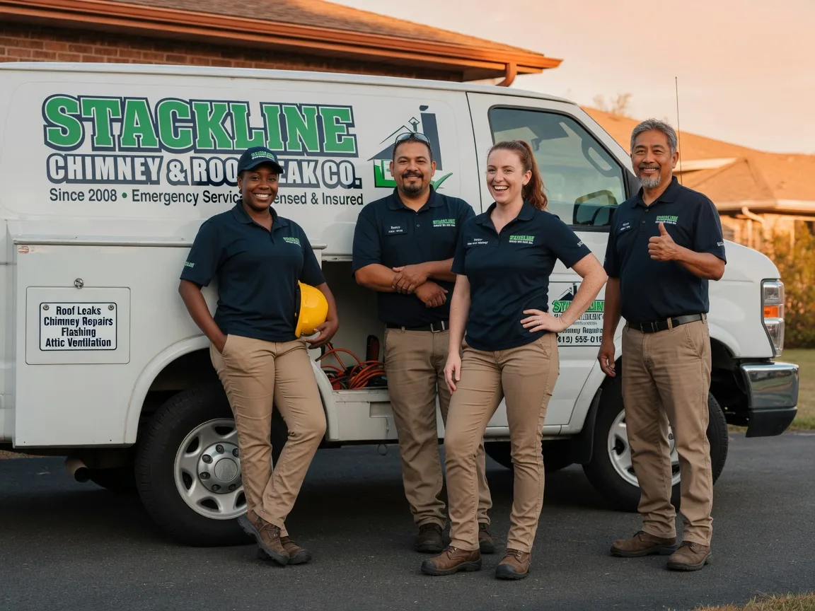 Chimney flashing repair company in Solen, ND